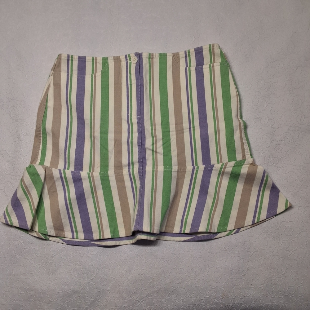ANN TAYLOR LOFT women's striped skirt size 6